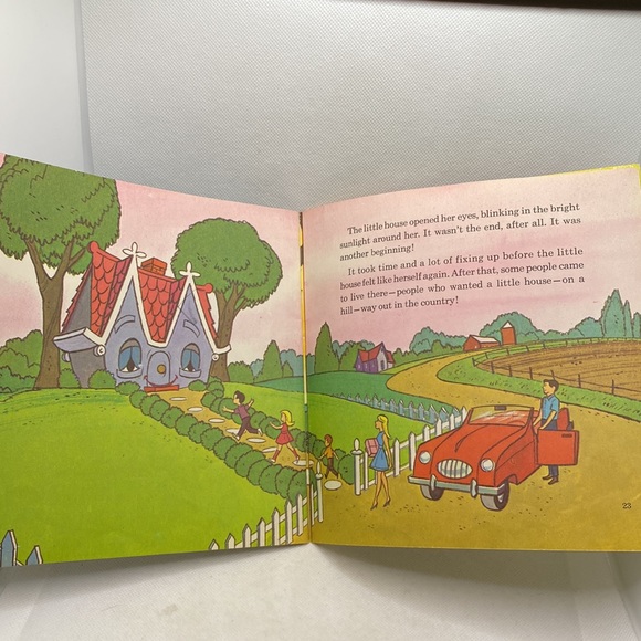 1970 Walt Disney’s Story of The Little House Book & Record #353 - Picture 6 of 15